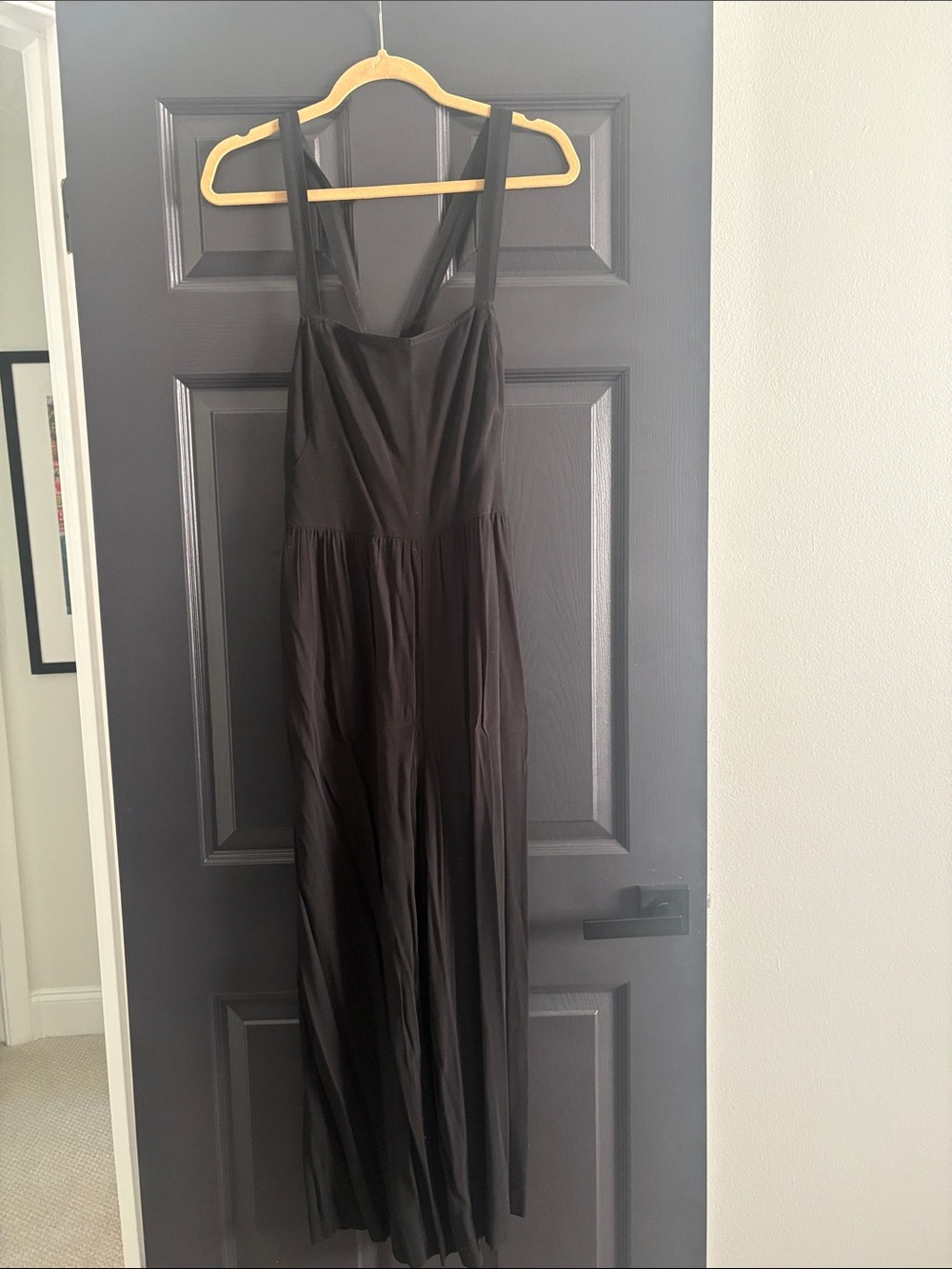 Madewell Black Jumpsuit with smocking